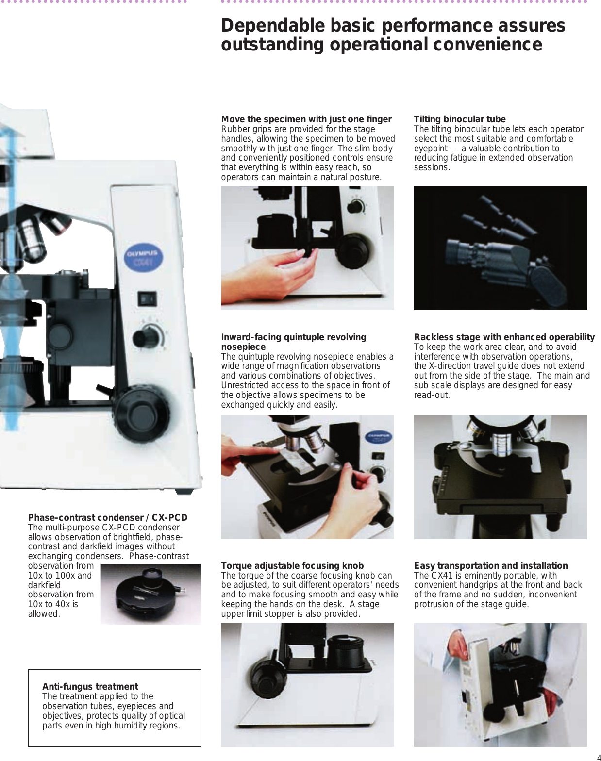 Page 5 of 7 - Olympus Olympus-Cx41-Users-Manual-  Olympus-cx41-users-manual