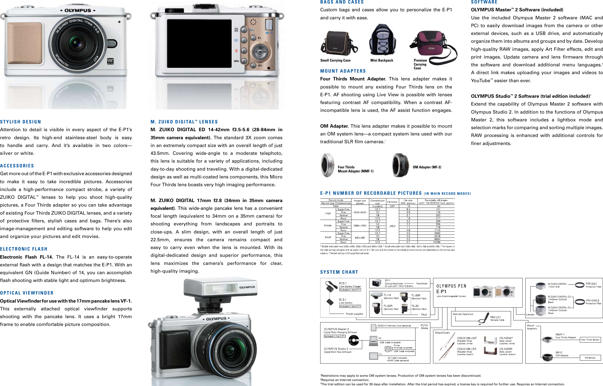 Page 6 of 7 - Olympus Olympus-Ep-1-Users-Manual- E-P1_Brochure_EN  Olympus-ep-1-users-manual