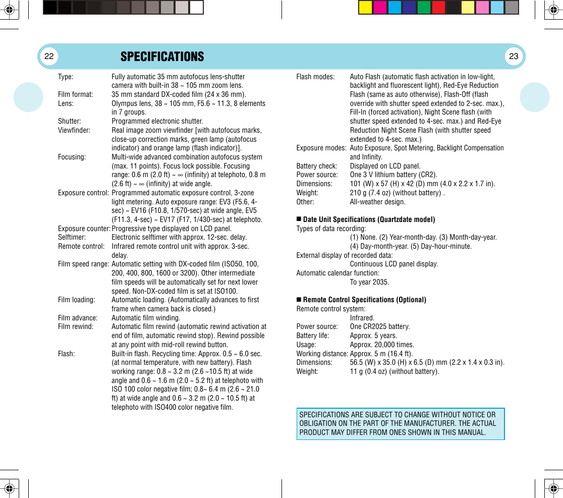 Page 12 of 12 - Olympus Olympus-Lt-Zoom-105-Users-Manual- C2830(CS1132)_EN  Olympus-lt-zoom-105-users-manual