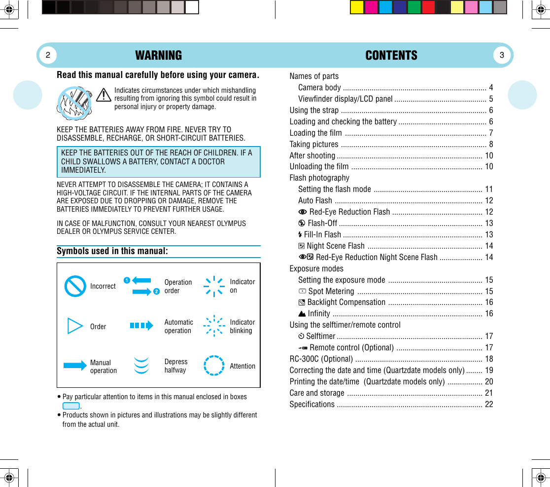Page 2 of 12 - Olympus Olympus-Lt-Zoom-105-Users-Manual- C2830(CS1132)_EN  Olympus-lt-zoom-105-users-manual
