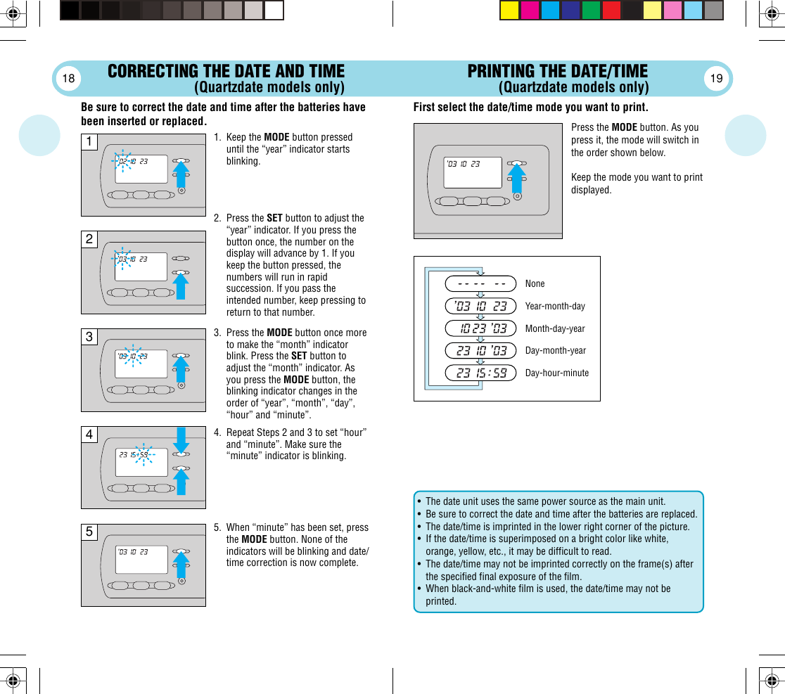 Page 10 of 12 - Olympus Olympus-Stylus-Wide-100-Users-Manual-  Olympus-stylus-wide-100-users-manual