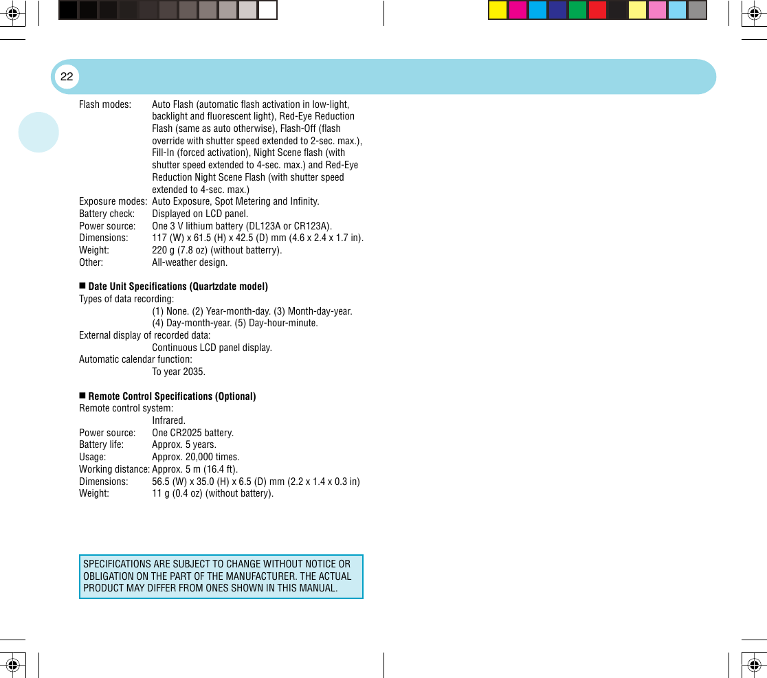 Page 12 of 12 - Olympus Olympus-Stylus-Wide-100-Users-Manual-  Olympus-stylus-wide-100-users-manual