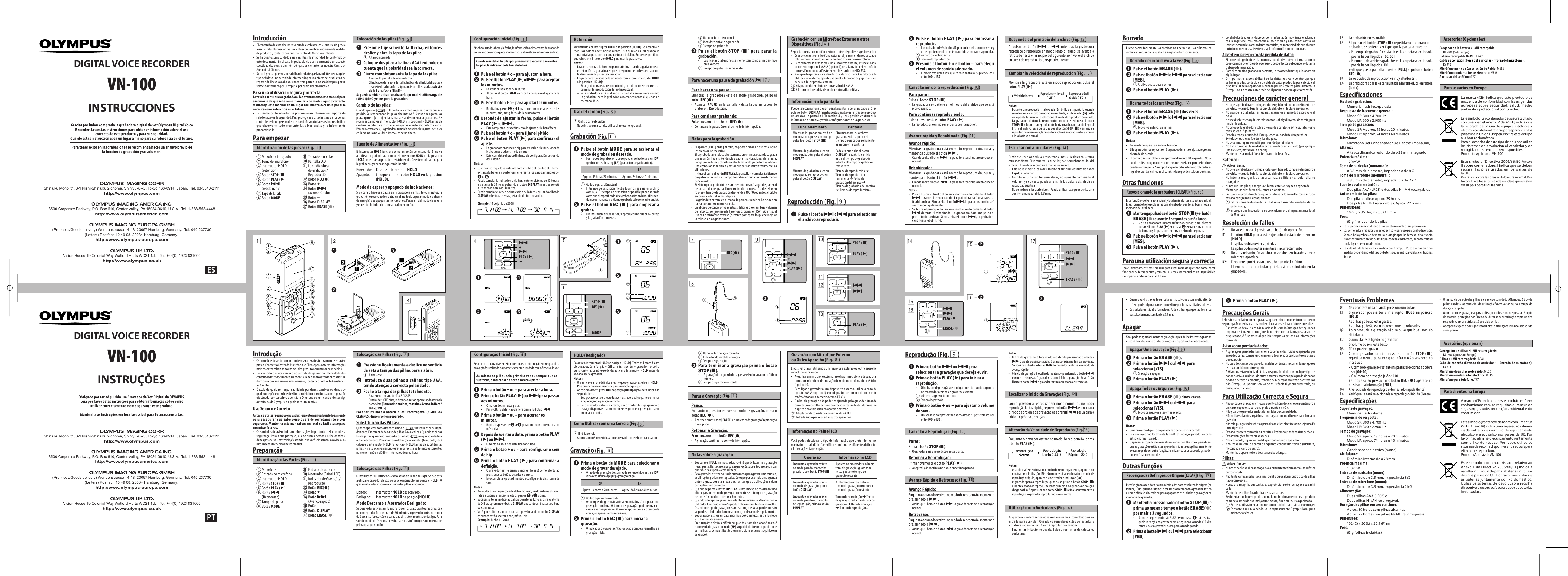 Page 2 of 2 - Olympus VN-100 U1-BS0119-01(0526) User Manual  To The 70abcea3-f9a3-4c90-92ce-7e10efad6854