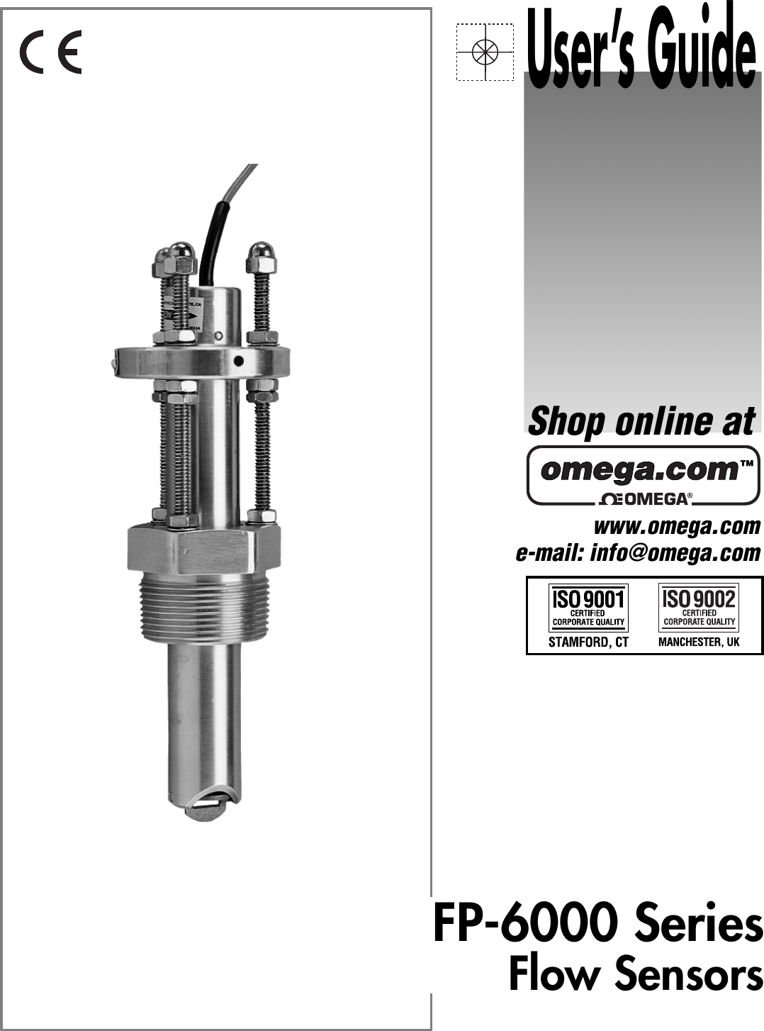 Omega Engineering Flow Sensors Fp 6000 Users Manual High Performance Sensor