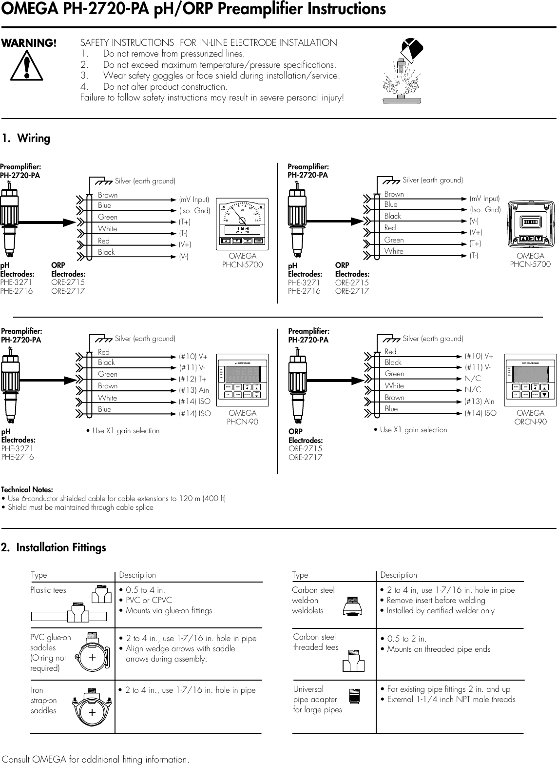 Page 3 of 8 - Omega-Speaker-Systems Omega-Speaker-Systems-Ph-2720-Pa-Users-Manual- Preamplifier  Omega-speaker-systems-ph-2720-pa-users-manual