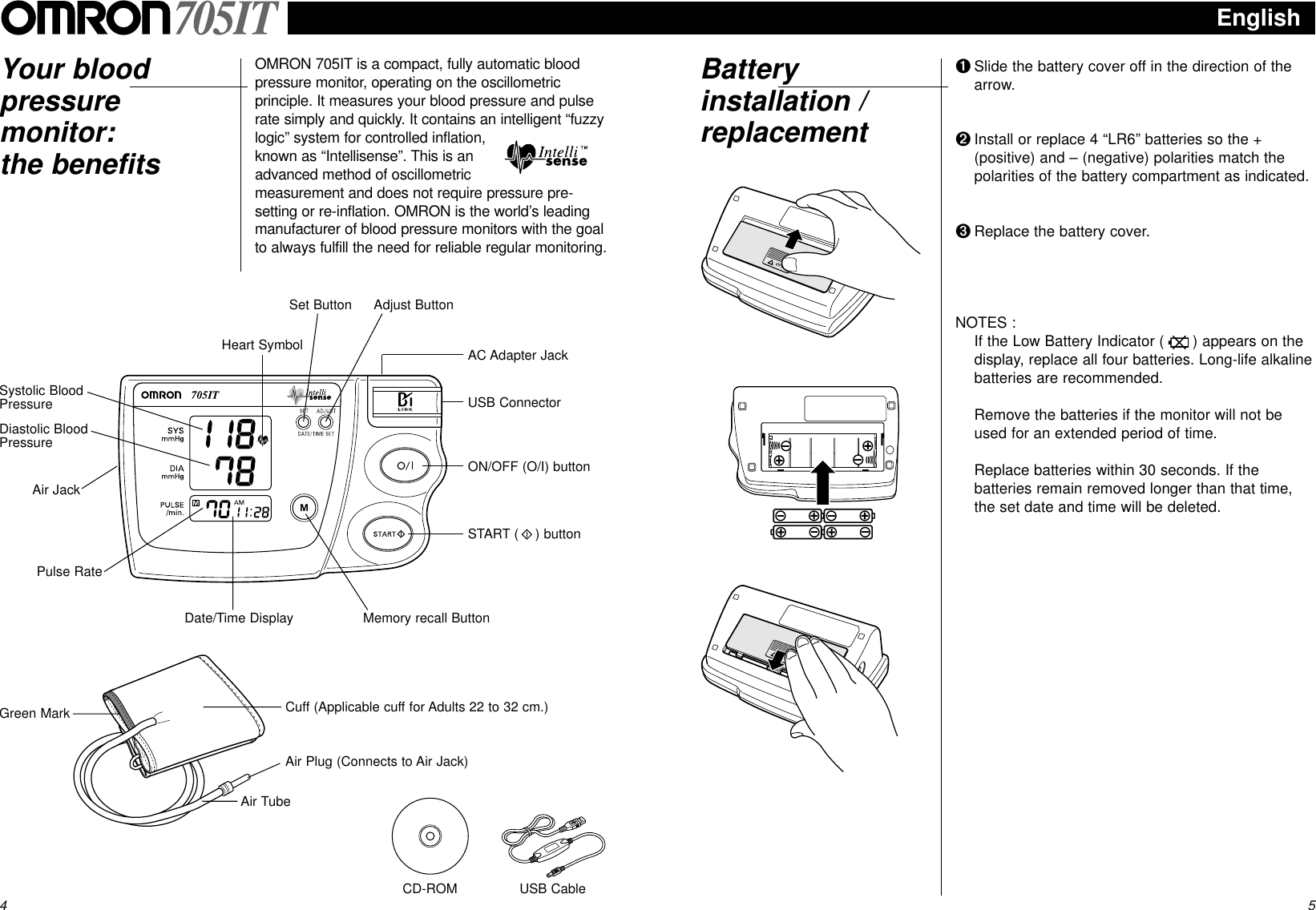 Page 3 of 12 - Omron-Healthcare Omron-Healthcare-705It-Users-Manual-  Omron-healthcare-705it-users-manual