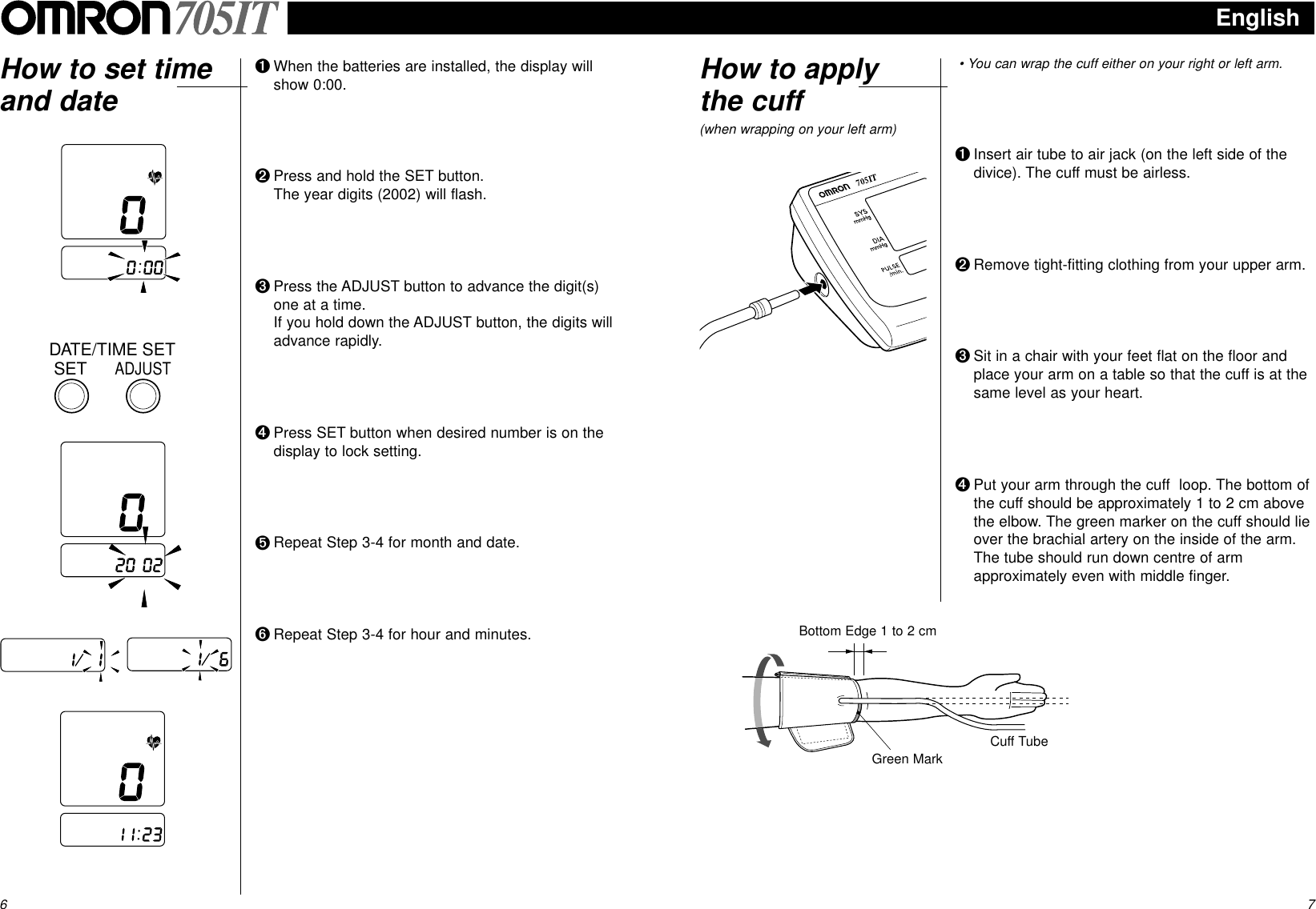 Page 4 of 12 - Omron-Healthcare Omron-Healthcare-705It-Users-Manual-  Omron-healthcare-705it-users-manual