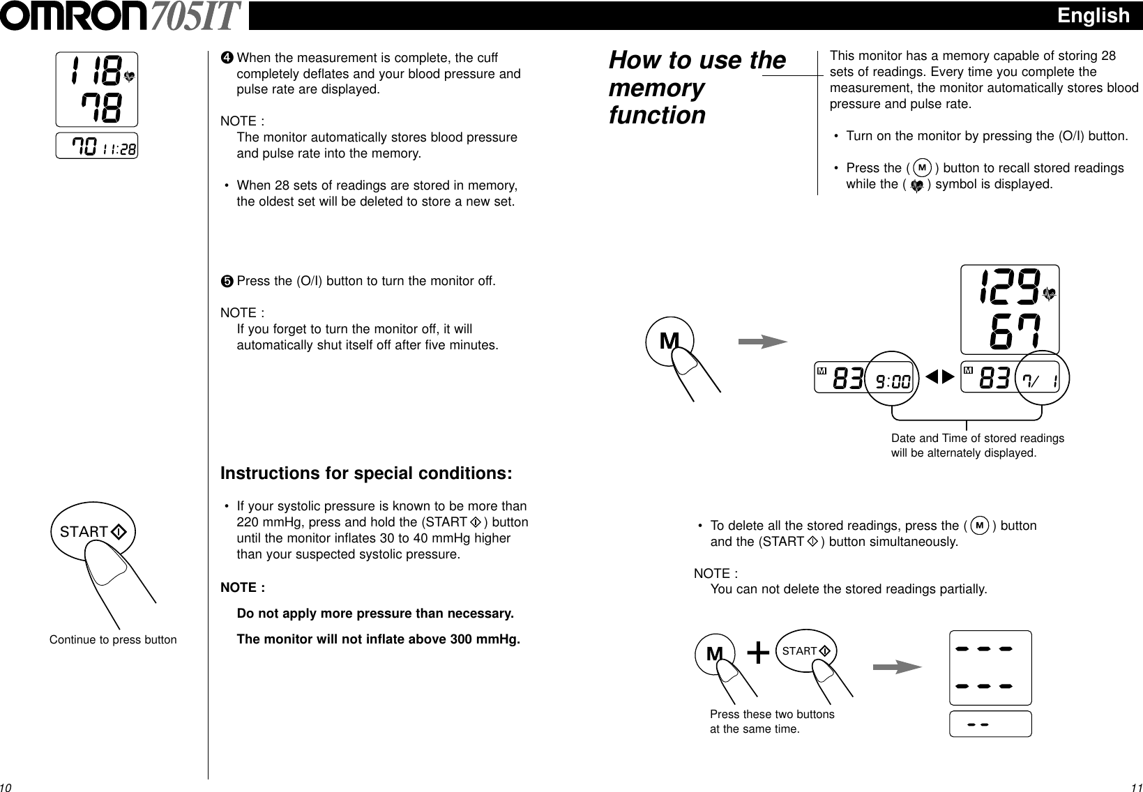 Page 6 of 12 - Omron-Healthcare Omron-Healthcare-705It-Users-Manual-  Omron-healthcare-705it-users-manual