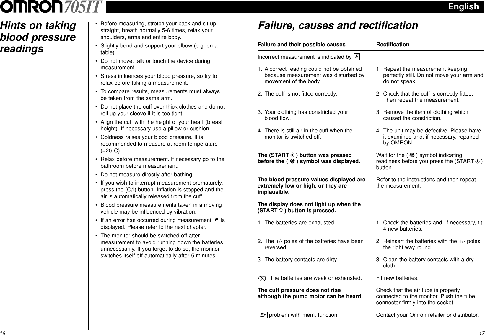 Page 9 of 12 - Omron-Healthcare Omron-Healthcare-705It-Users-Manual-  Omron-healthcare-705it-users-manual