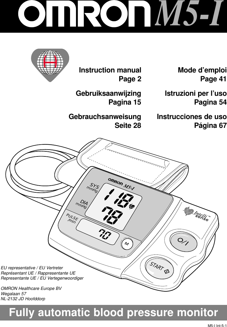 Page 1 of 8 - Omron-Healthcare Omron-Healthcare-M5-I-Users-Manual- Omron-healthcare-m5-i-users-manual