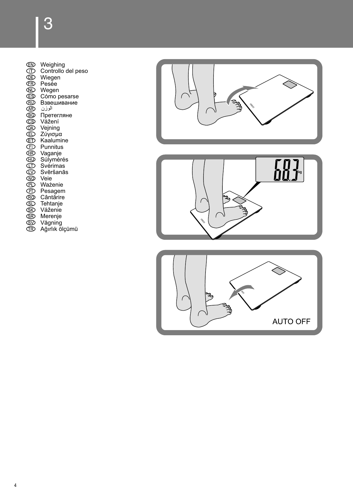 Page 4 of 8 - Omron Omron-Hn289-Users-Manual- HN-289 All Languages  Omron-hn289-users-manual