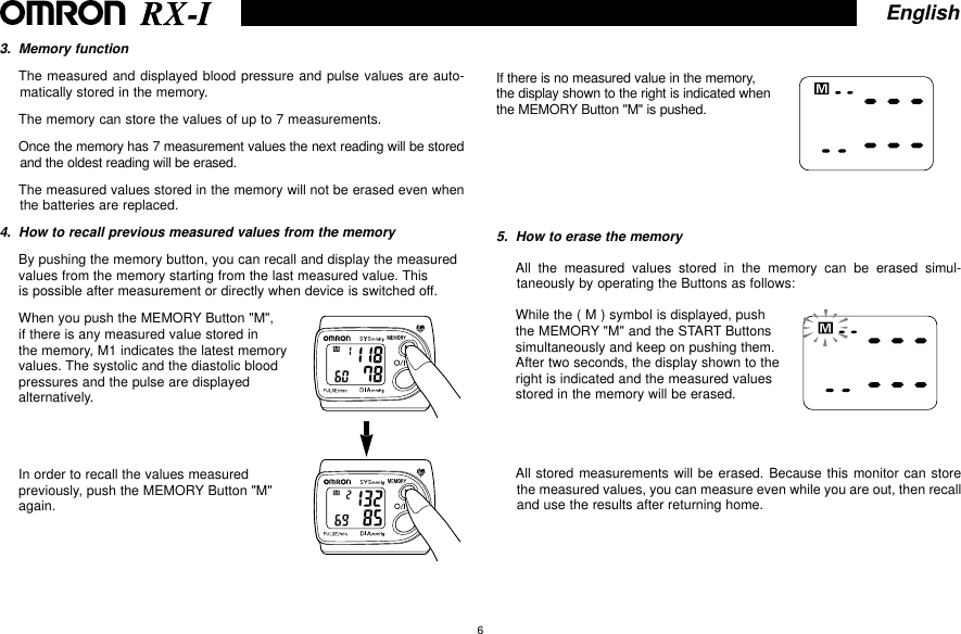 Page 6 of 9 - Omron Omron-Rx-1-Users-Manual-  Omron-rx-1-users-manual