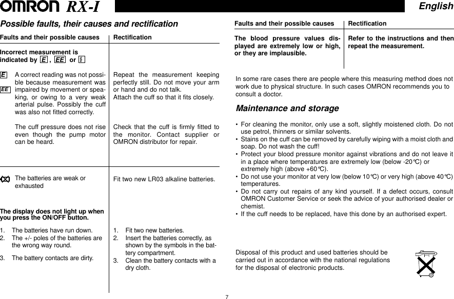 Page 7 of 9 - Omron Omron-Rx-1-Users-Manual-  Omron-rx-1-users-manual