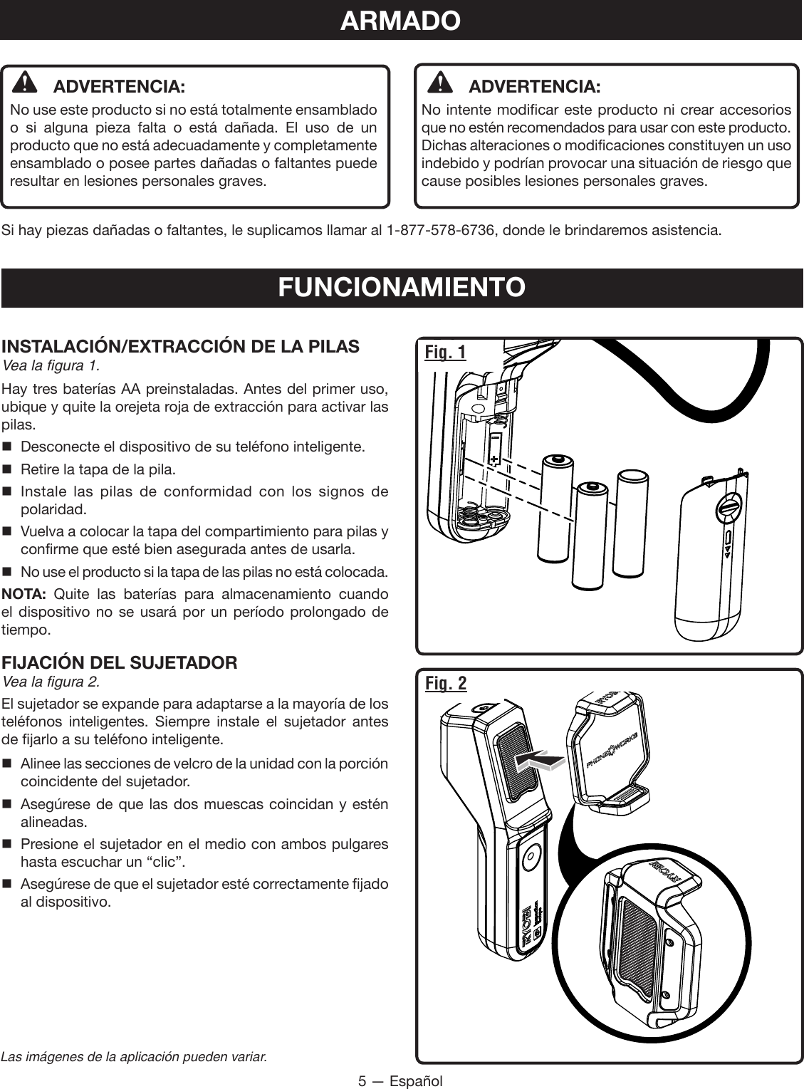 Page 26 of One World Technologies ES51A INSPECTION SCOPE User Manual