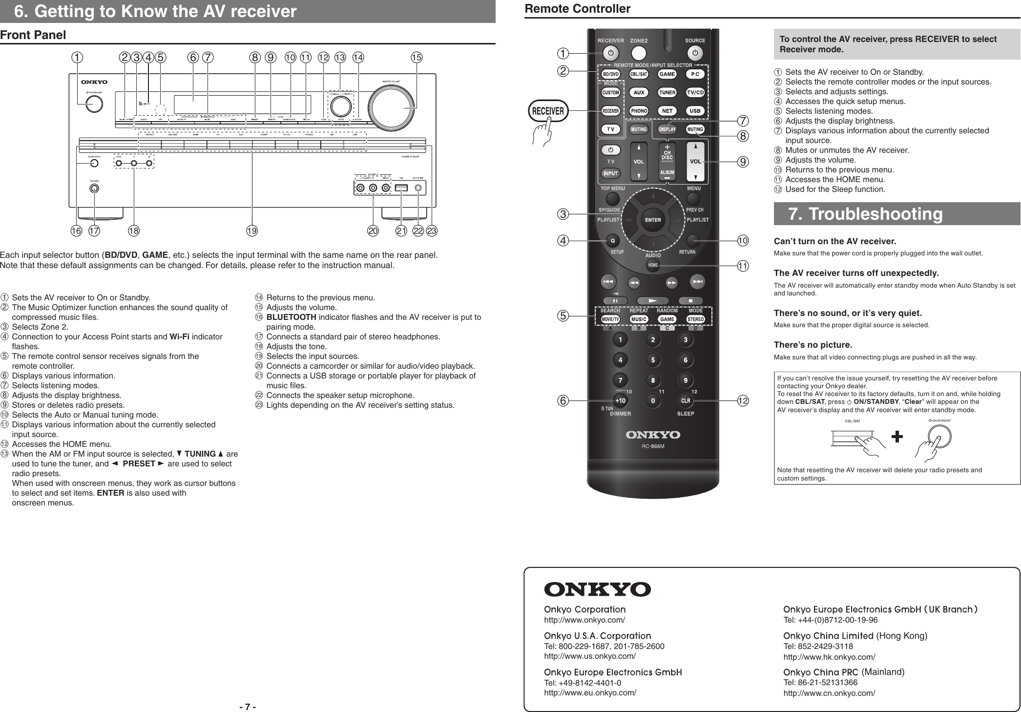Page 4 of 4 - Onkyo Onkyo-Ht-Rc560-Owner-S-Manual