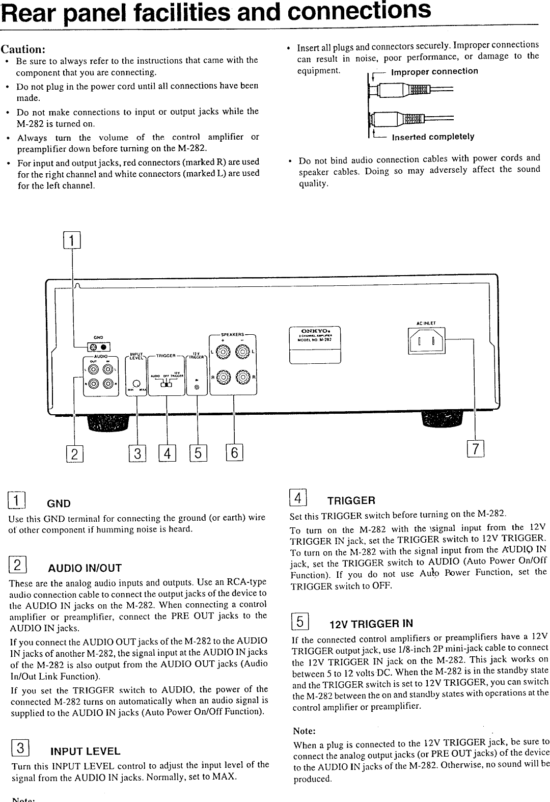 Page 3 of 7 - Onkyo Onkyo-M-282-Owner-S-Manual-7.max  Onkyo-m-282-owner-s-manual