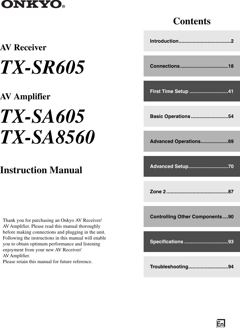 ONKYO USER MANUALS visual data 7