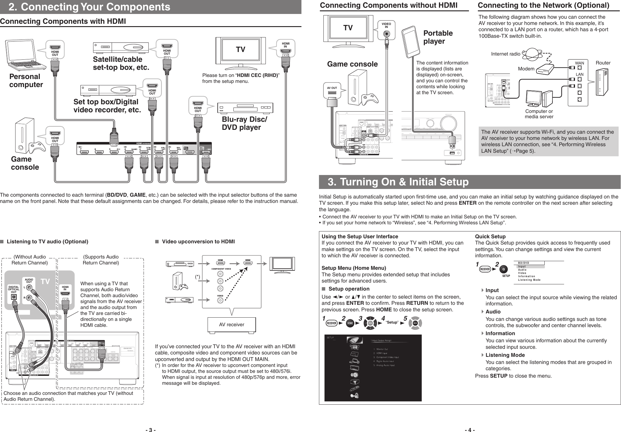 Page 2 of 4 - Onkyo TX-NR727 User Manual  To The 57b04988-e675-42b4-9702-3e669ae62ea5