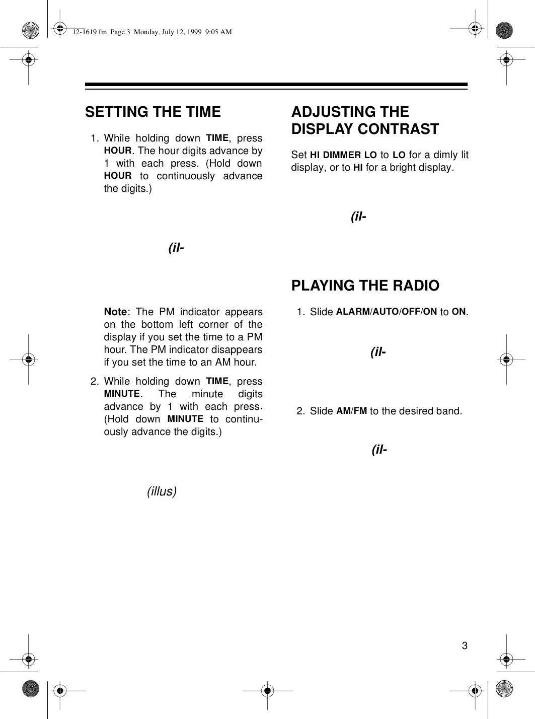 Page 3 of 8 - Optimus Optimus-Cr-319-Users-Manual- 12-1619  Optimus-cr-319-users-manual