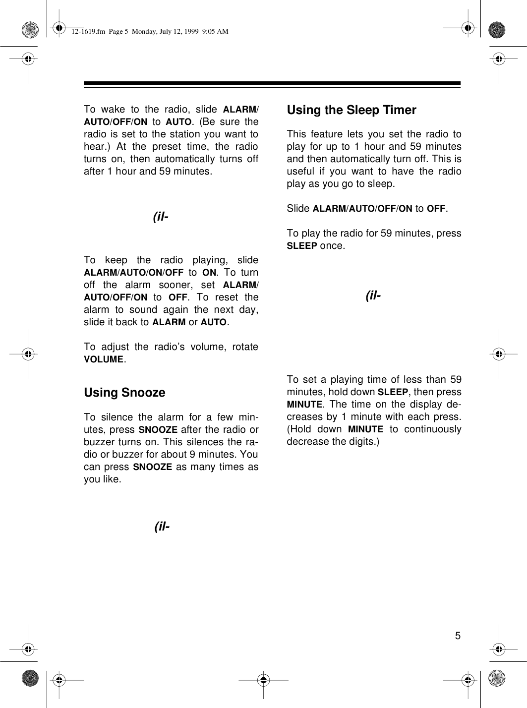 Page 5 of 8 - Optimus Optimus-Cr-319-Users-Manual- 12-1619  Optimus-cr-319-users-manual