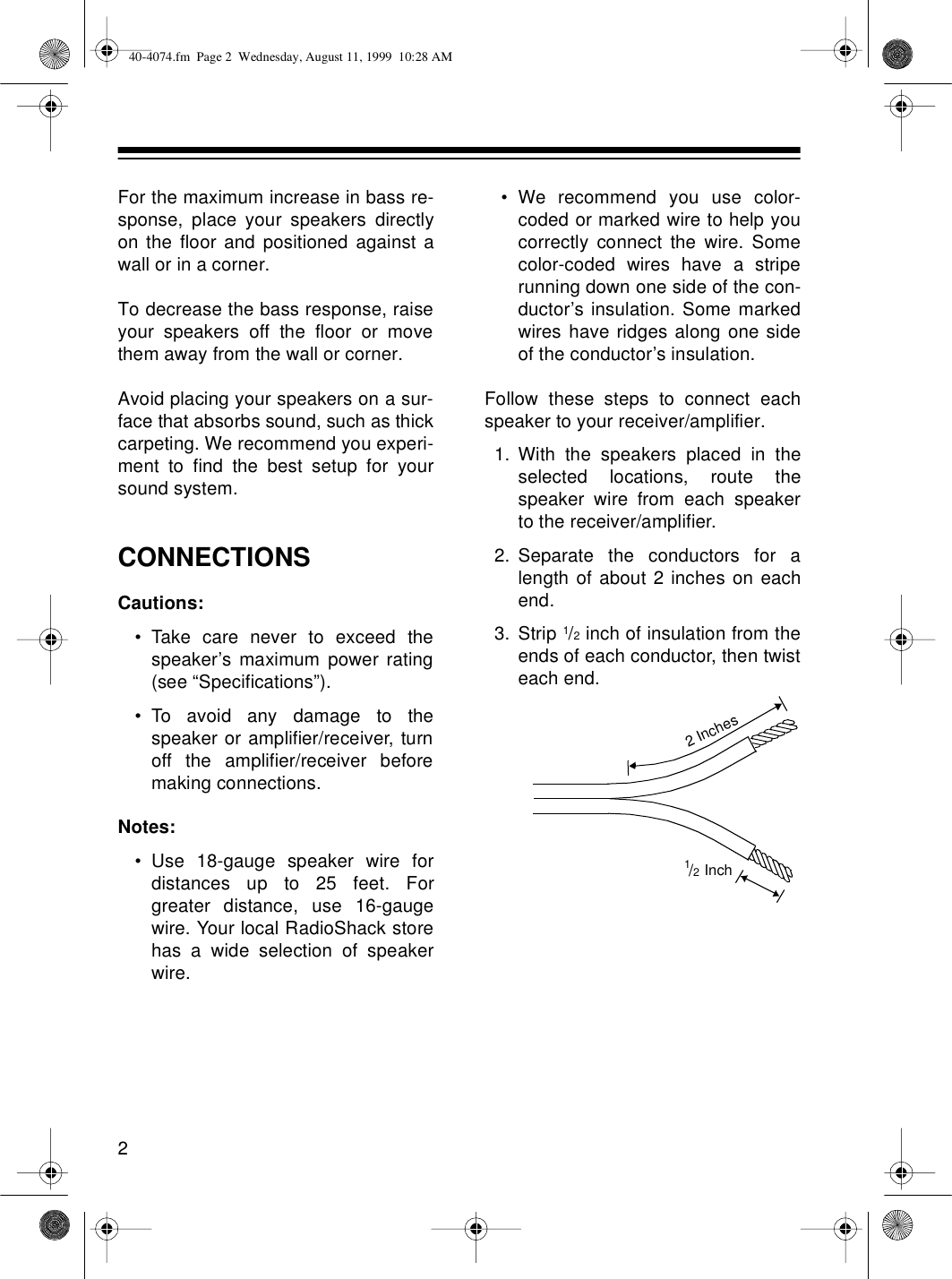 Page 2 of 4 - Optimus Optimus-Sts-150-Users-Manual- 40-4074  Optimus-sts-150-users-manual