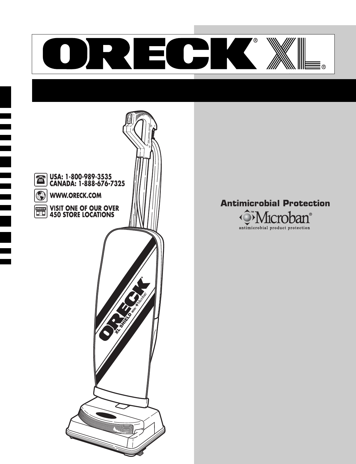 Oreck U3720H Users Manual