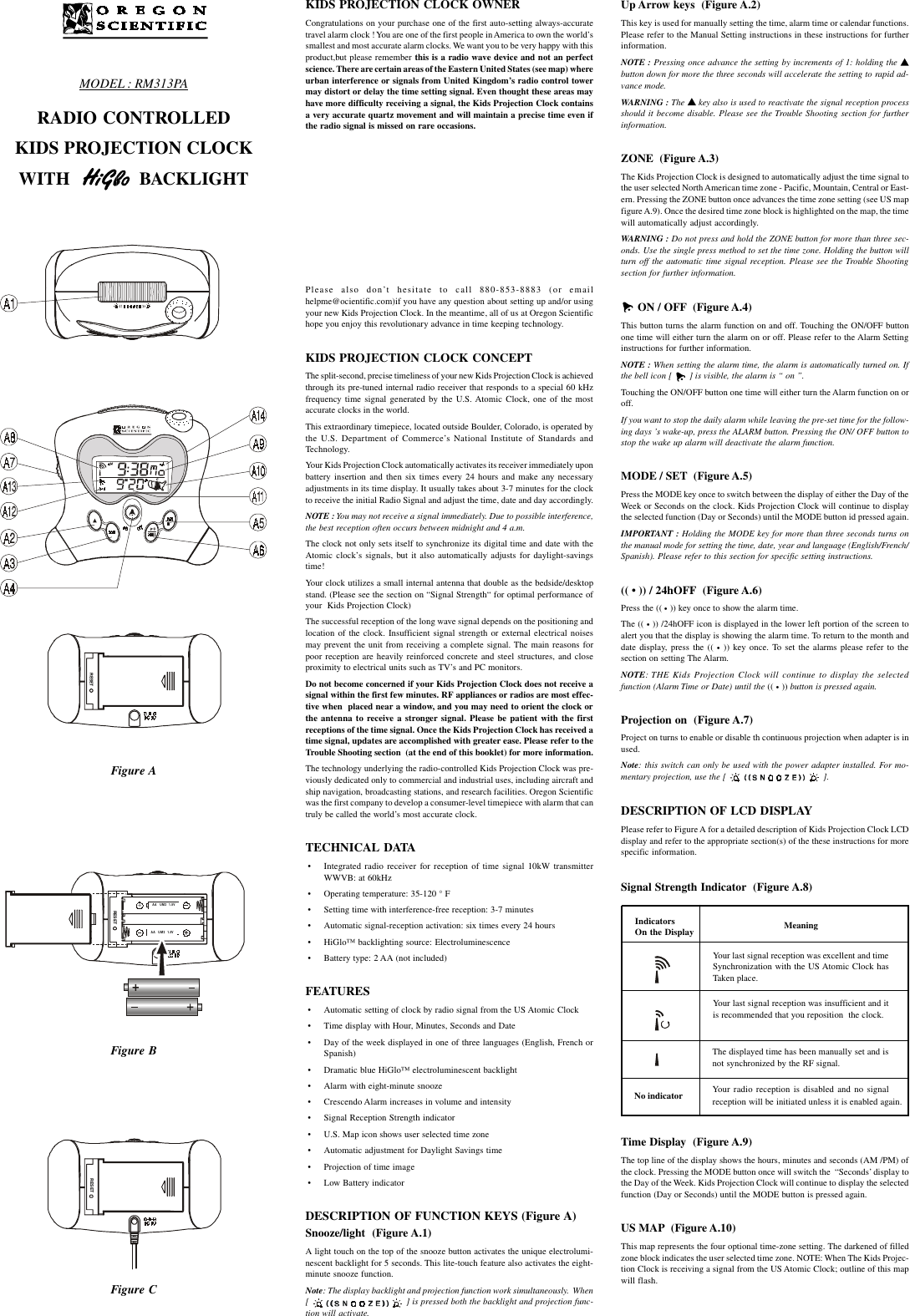 Page 1 of 2 - Oregon-Scientific Oregon-Scientific-Rm313Pa-Users-Manual- ManualsLib - Makes It Easy To Find Manuals Online!  Oregon-scientific-rm313pa-users-manual