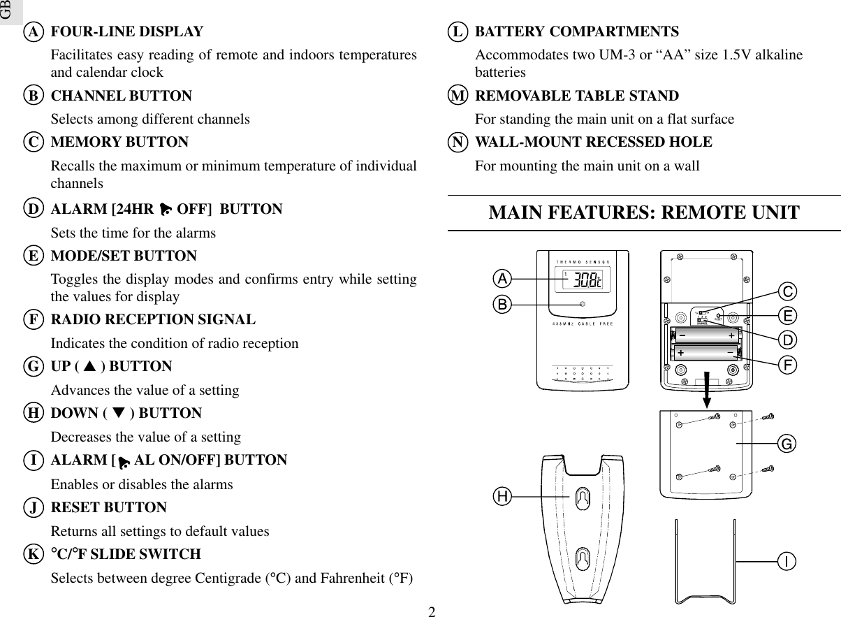 Page 2 of 11 - Oregon-Scientific Oregon-Scientific-Rmr112-Users-Manual- ManualsLib - Makes It Easy To Find Manuals Online!  Oregon-scientific-rmr112-users-manual