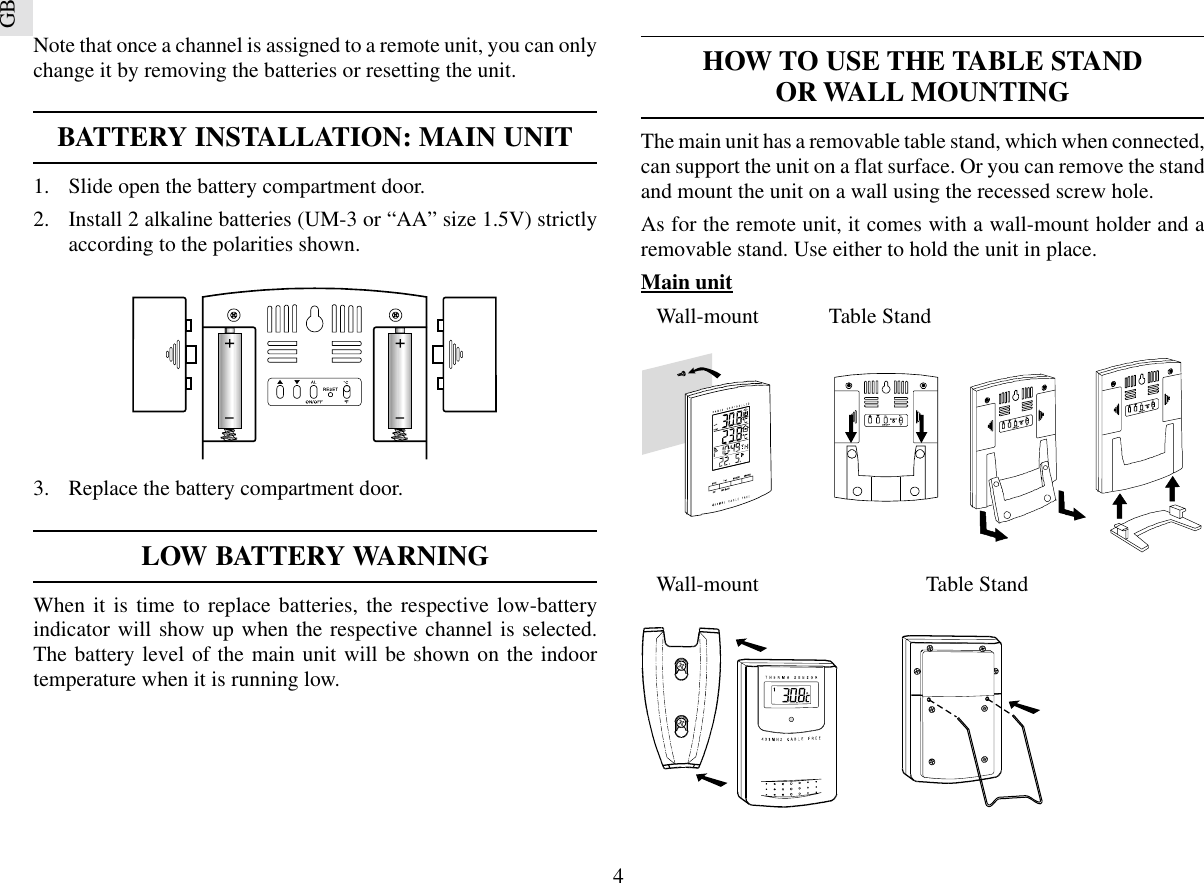 Page 4 of 11 - Oregon-Scientific Oregon-Scientific-Rmr112-Users-Manual- ManualsLib - Makes It Easy To Find Manuals Online!  Oregon-scientific-rmr112-users-manual