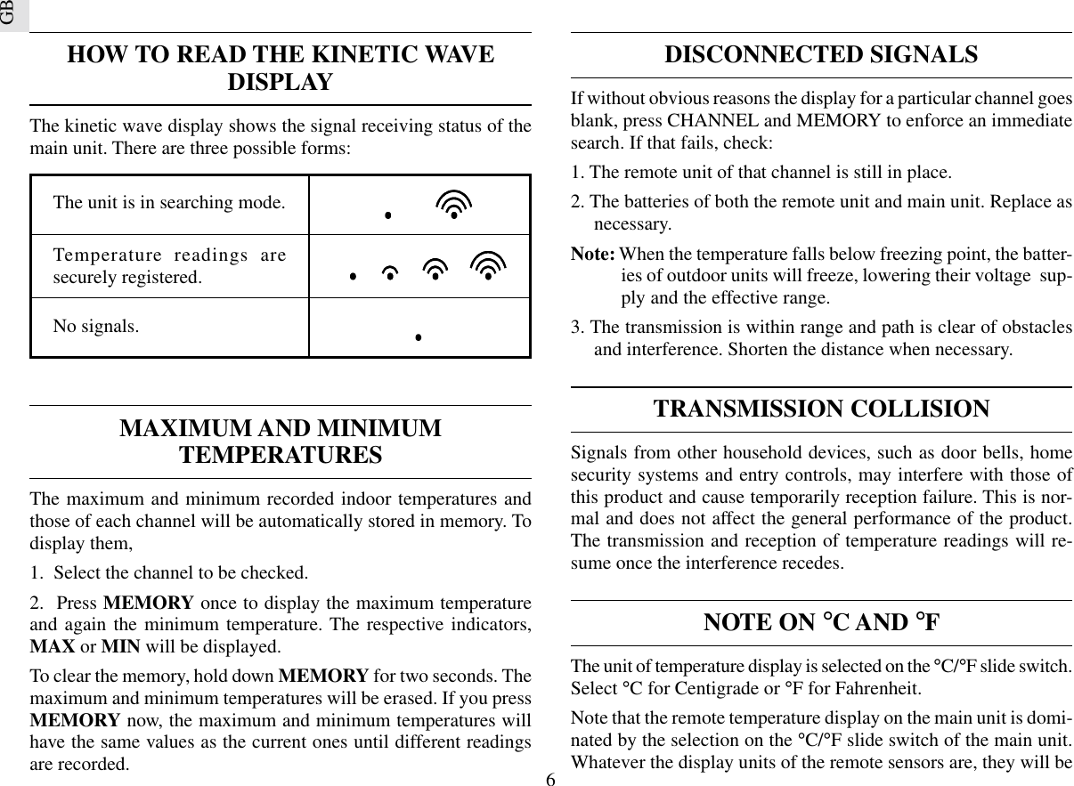 Page 6 of 11 - Oregon-Scientific Oregon-Scientific-Rmr112-Users-Manual- ManualsLib - Makes It Easy To Find Manuals Online!  Oregon-scientific-rmr112-users-manual