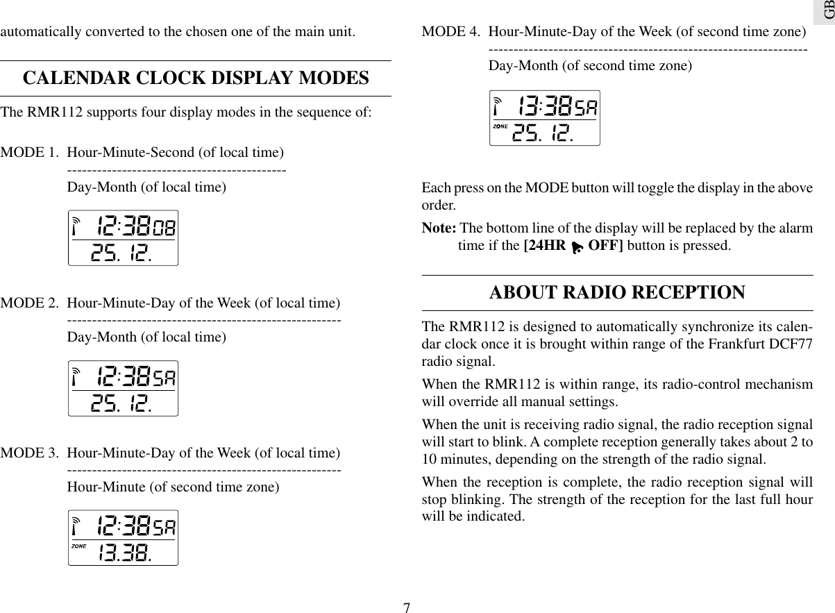 Page 7 of 11 - Oregon-Scientific Oregon-Scientific-Rmr112-Users-Manual- ManualsLib - Makes It Easy To Find Manuals Online!  Oregon-scientific-rmr112-users-manual