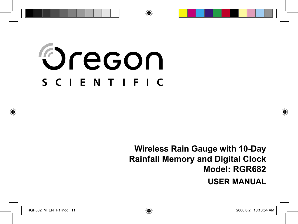 Page 11 of 12 - Oregon Oregon-Rgr682-Users-Manual- RGR682_M_EN_R1  Oregon-rgr682-users-manual