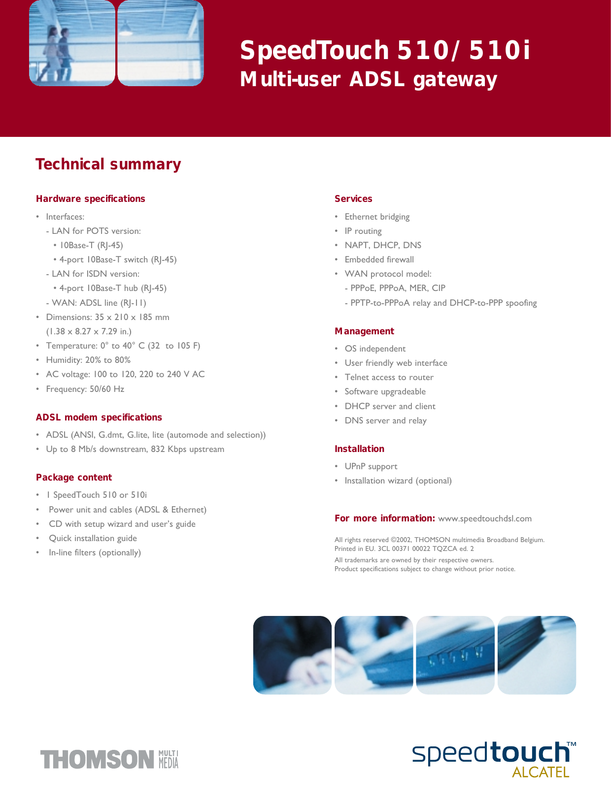 Page 2 of 2 - Oricom 510 ST_datasheet510 User Manual  To The 03018bdb-b681-4a42-aaeb-5648a938a6c7