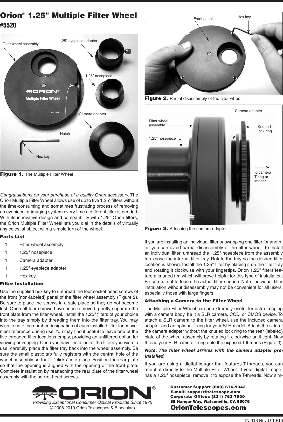 Page 1 of 2 - Orion Orion-5520-Users-Manual-  Orion-5520-users-manual