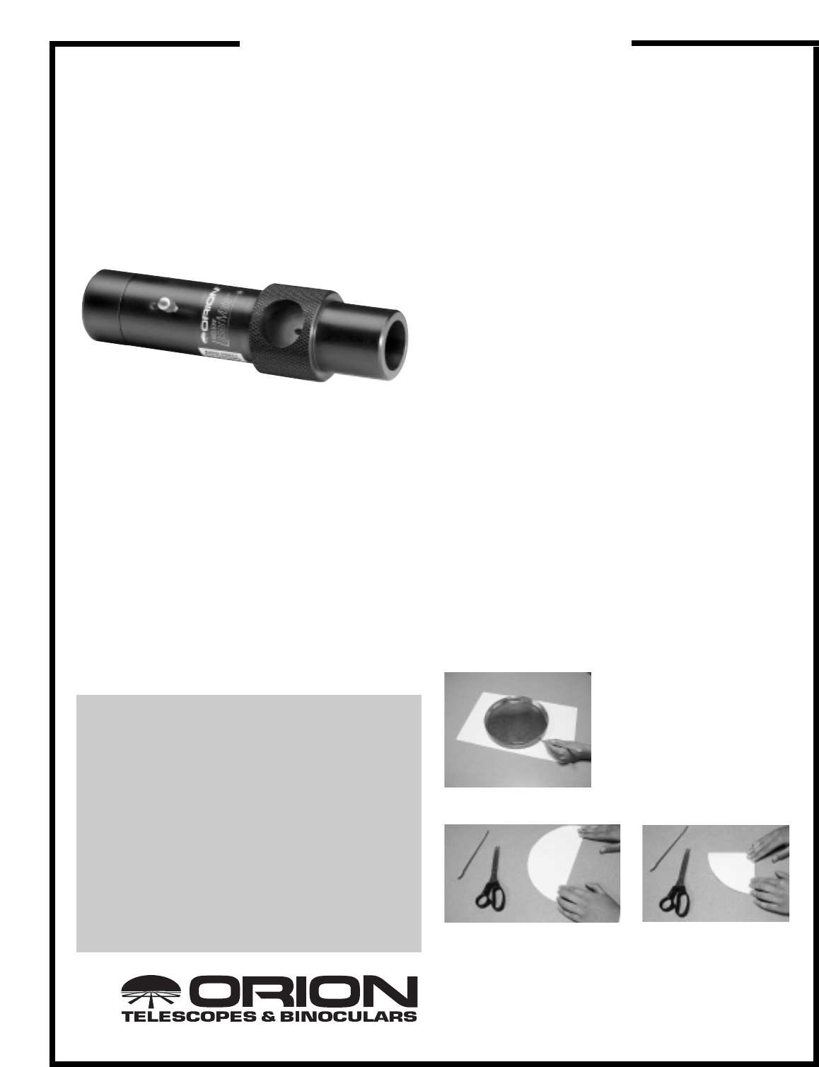 Orion 5690 Users Manual In 218 Laserm Delu Inst Man