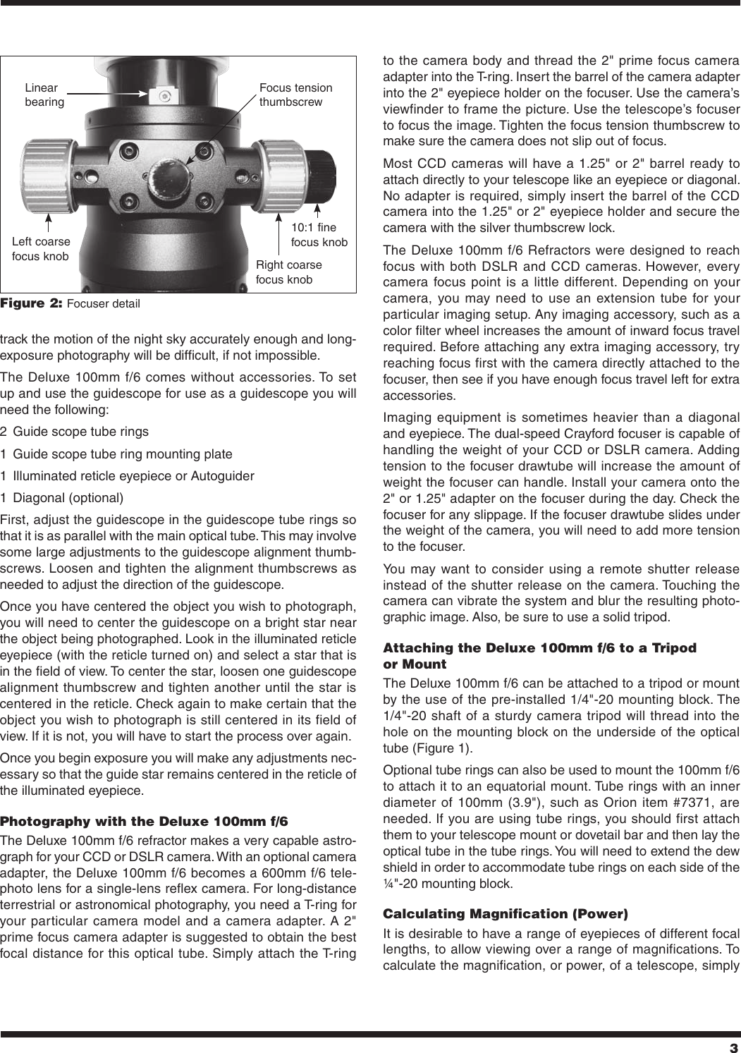 Page 3 of 4 - Orion Orion-7338-Users-Manual-  Orion-7338-users-manual