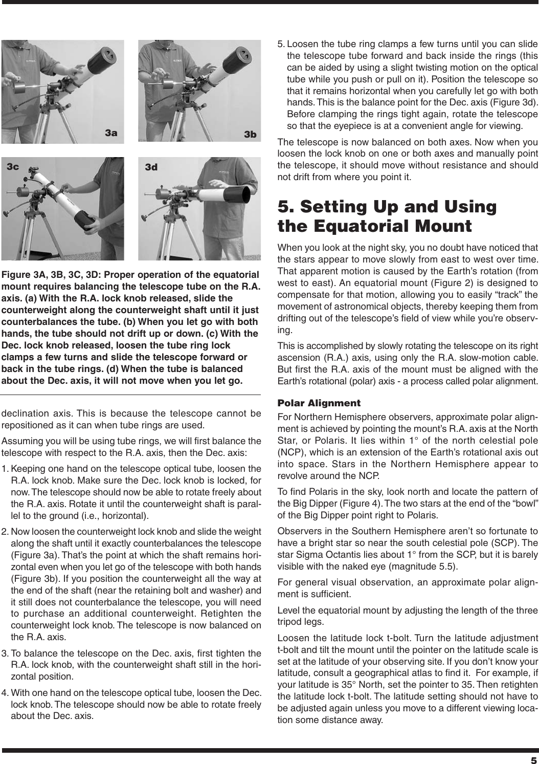 Page 5 of 8 - Orion Orion-Eq-2-Equatorial-Mount-9828-Users-Manual-  Orion-eq-2-equatorial-mount-9828-users-manual