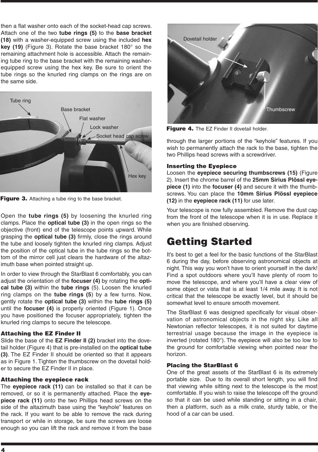 Page 4 of 12 - Orion Orion-Starblast-6-9964-Users-Manual-  Orion-starblast-6-9964-users-manual