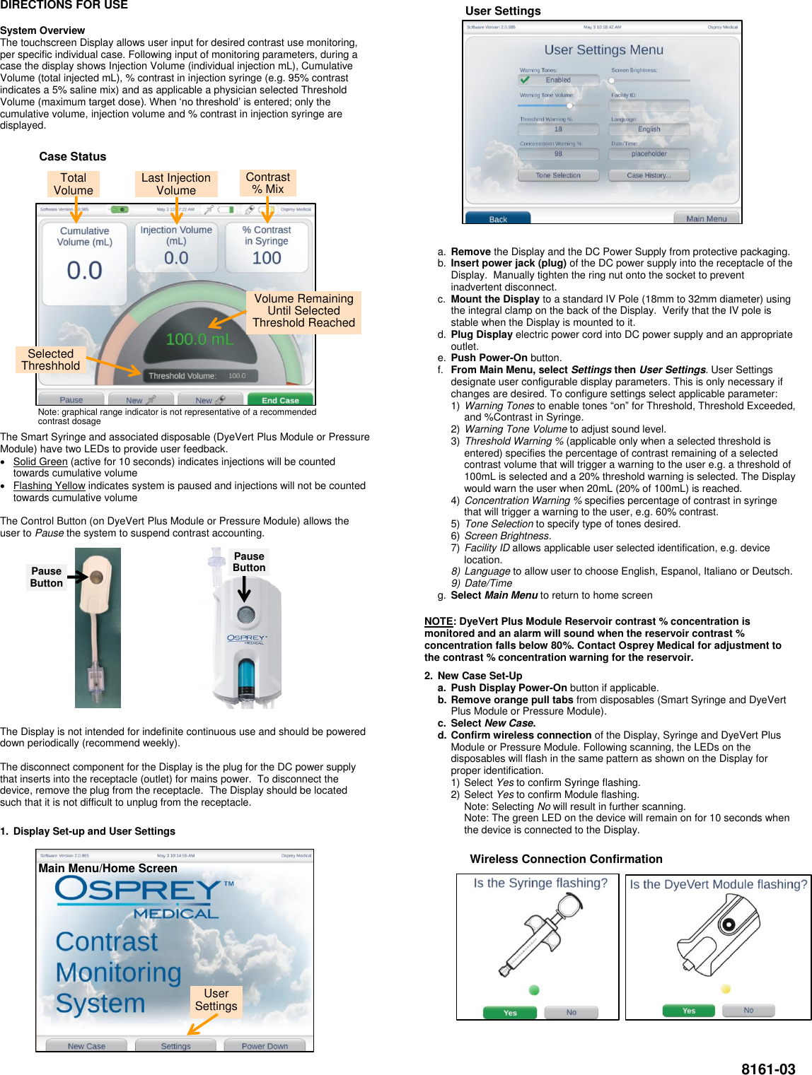 Osprey Medical PM Pressure Module User Manual 20160915 v1 8161 03 IFU ...