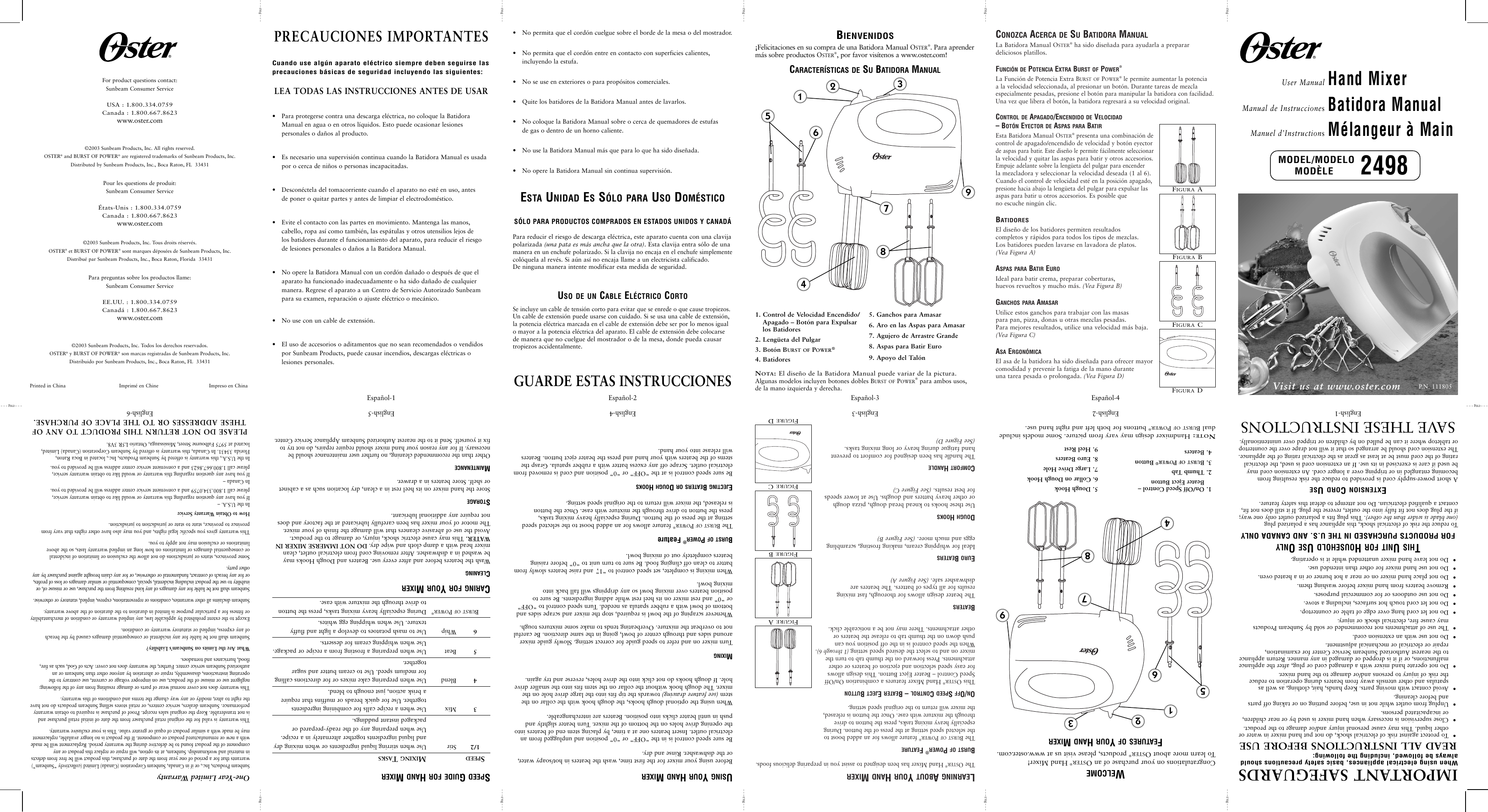 Page 7 of 7 - Oster Oster-3883-Users-Manual- 3883 3884 Waffle Maker Text !  Oster-3883-users-manual