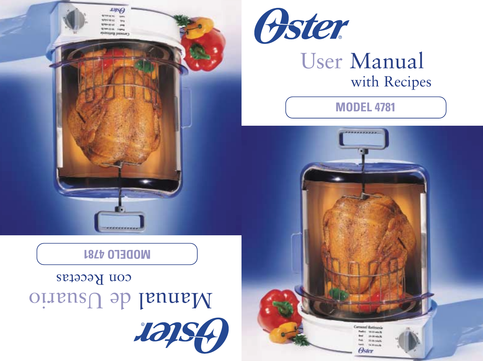 Oster 4781 Users Manual