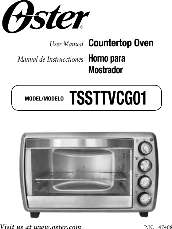 Oster Tssttvcg01 Users Manual