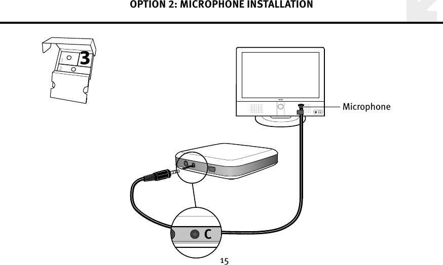 15OPTION : MICROPHONE INSTALLATIONCMicrophone