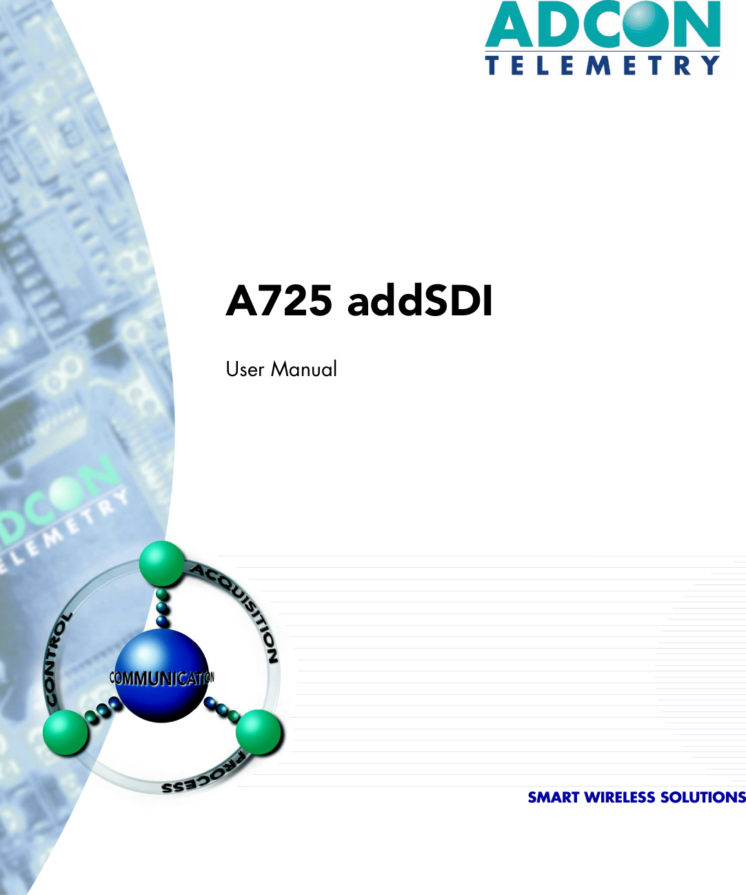 A725 addSDIUser ManualSMART WIRELESS SOLUTIONS
