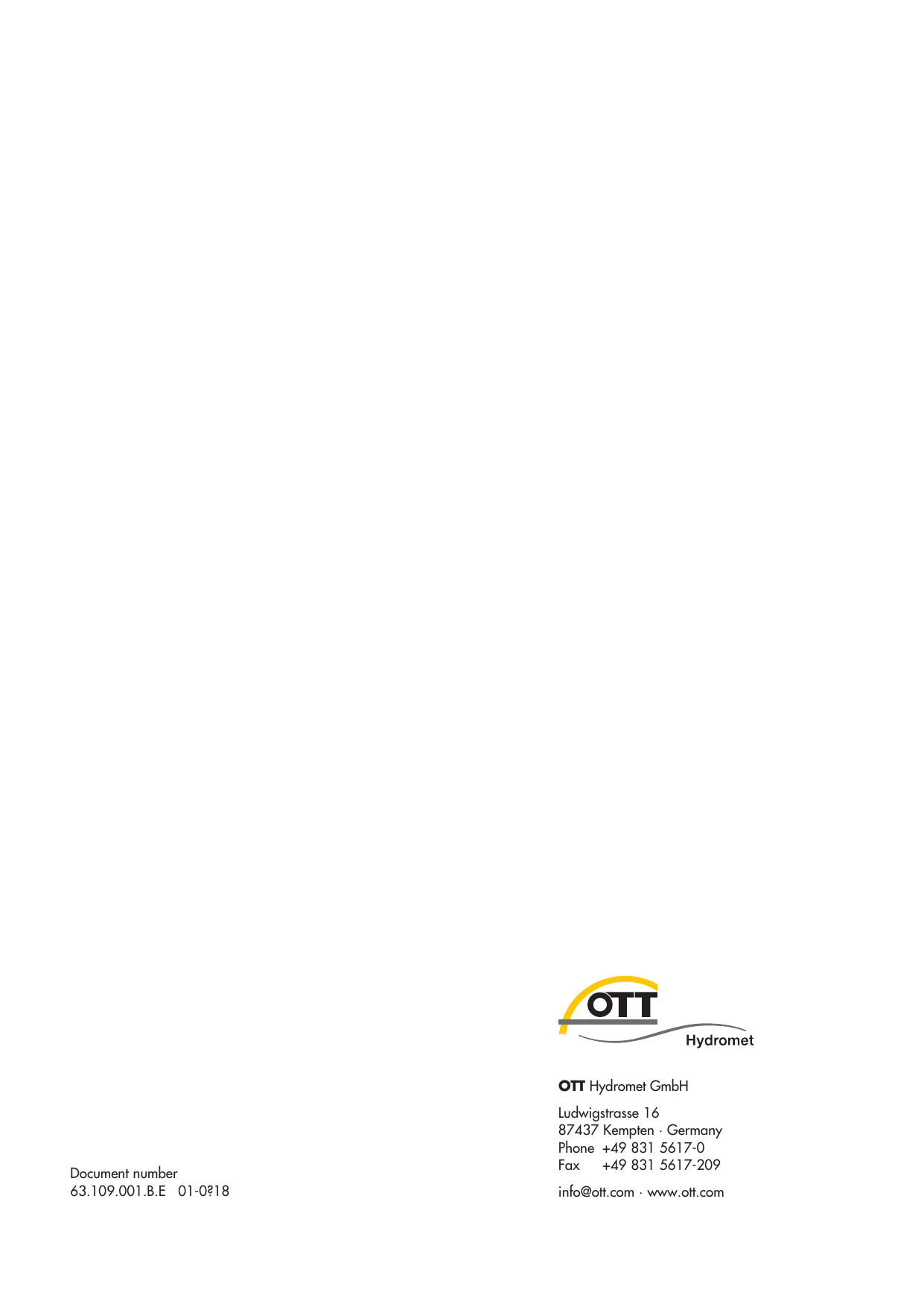 Page 32 of Ott Hydromet RLS253 Radar Level Sensor User Manual Layout Bedienungsanleitung