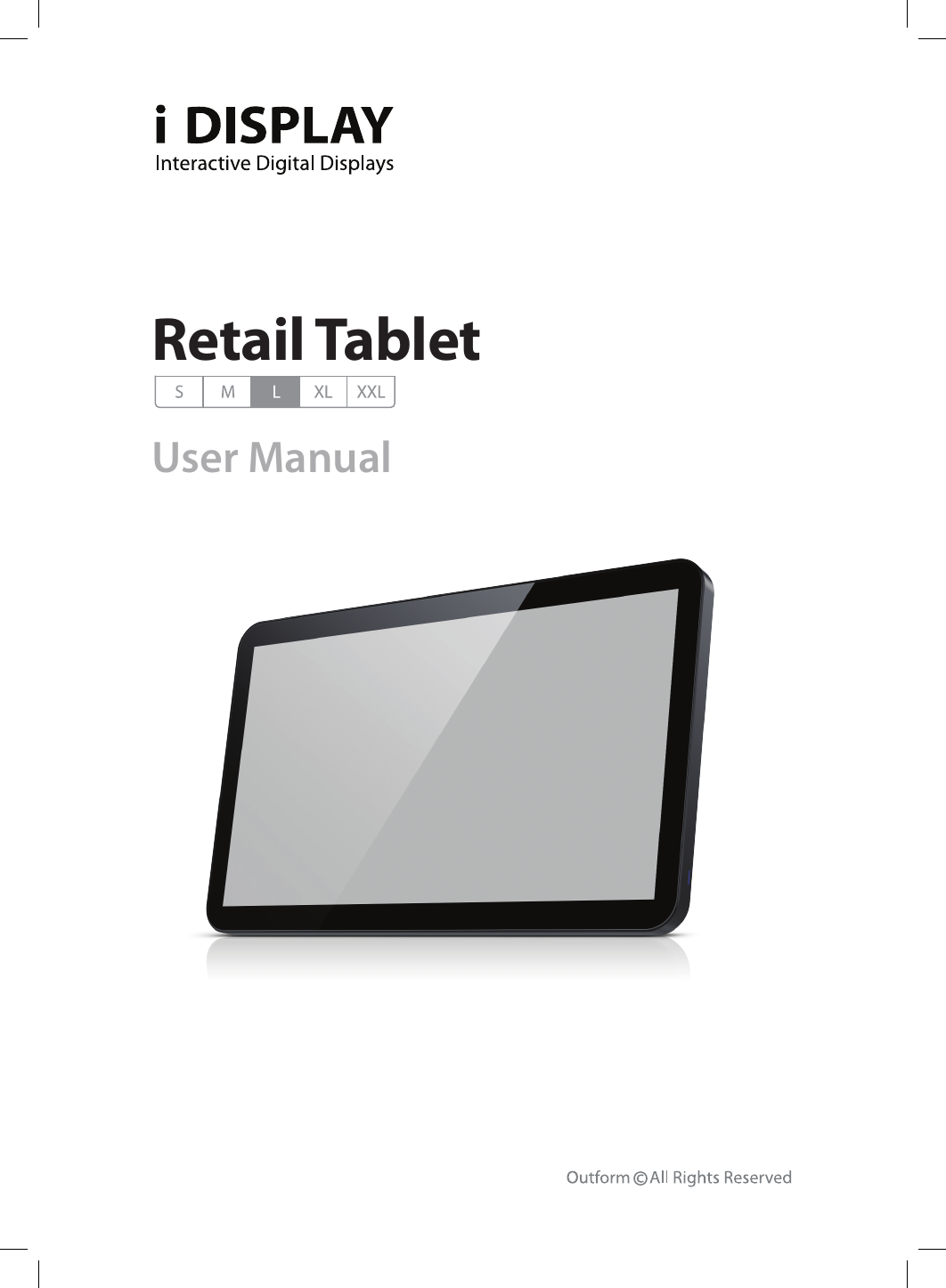 User ManualRetail Tablet