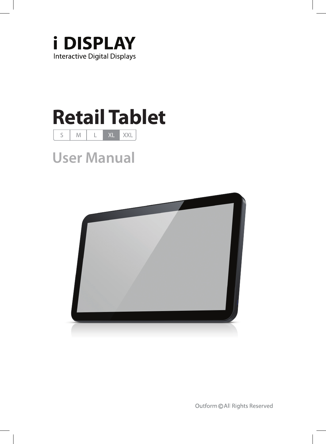 User ManualRetail Tablet