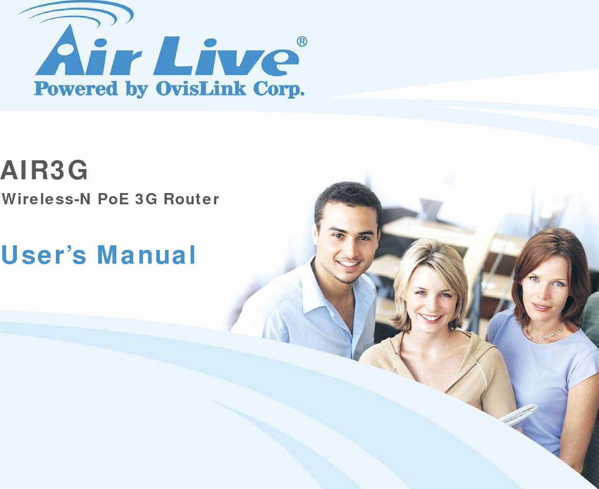 AIR3G   Wireless-N PoE 3G Router User’s Manual  