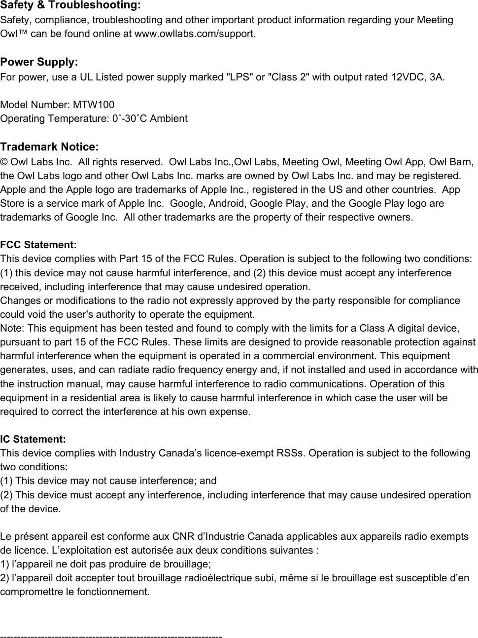Owl Labs MTW100 Video conferencing hardware IoT product that puts the remote employees