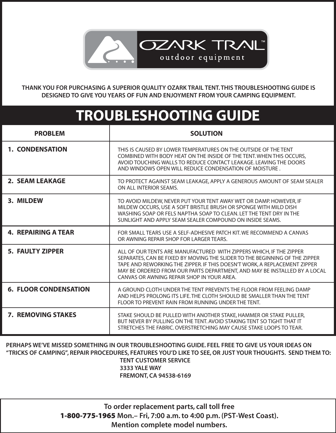 Page 7 of 7 - Ozark-Trail Ozark-Trail-Wmt-1390S-1-Users-Manual- WMT-1390S Inst_03  Ozark-trail-wmt-1390s-1-users-manual